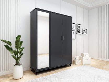 Wardrobe Three doors mirror