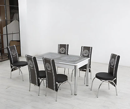 black dining